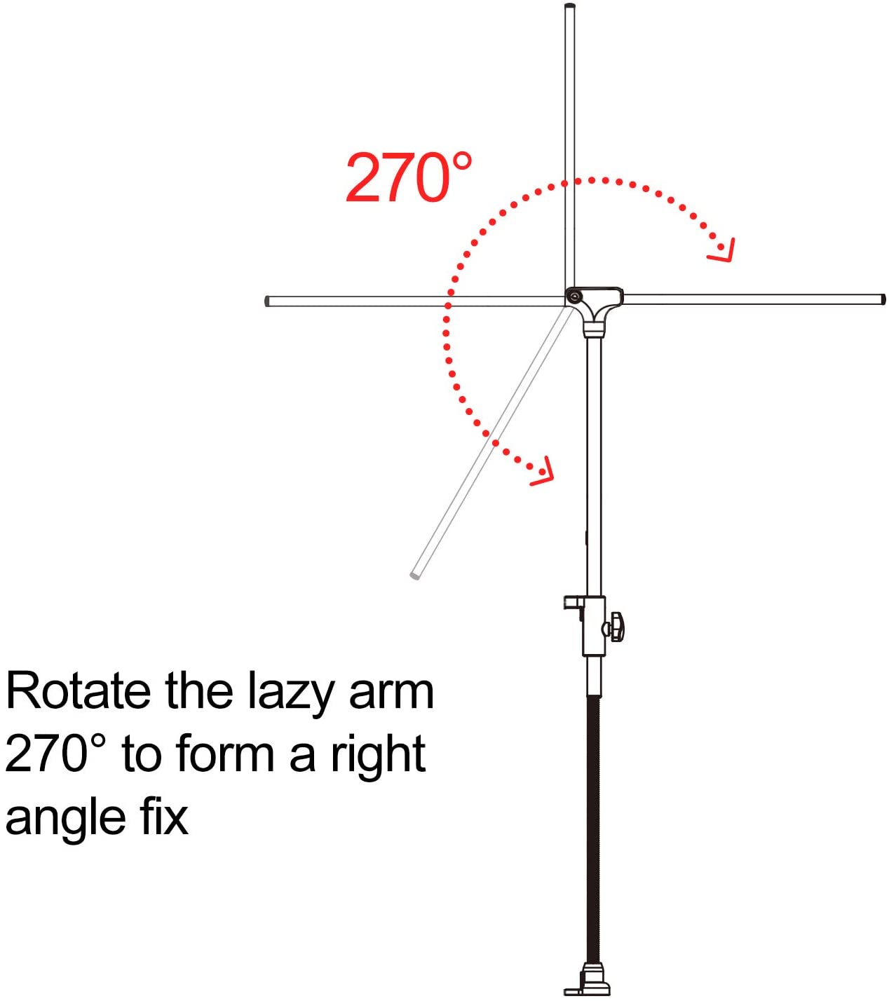 REPTI ZOO Reptile Dual Lamp Stand Lamp Hanger Holder Adjustable Metal Lamp Support for Reptile Glass Terrarium Heating Light
