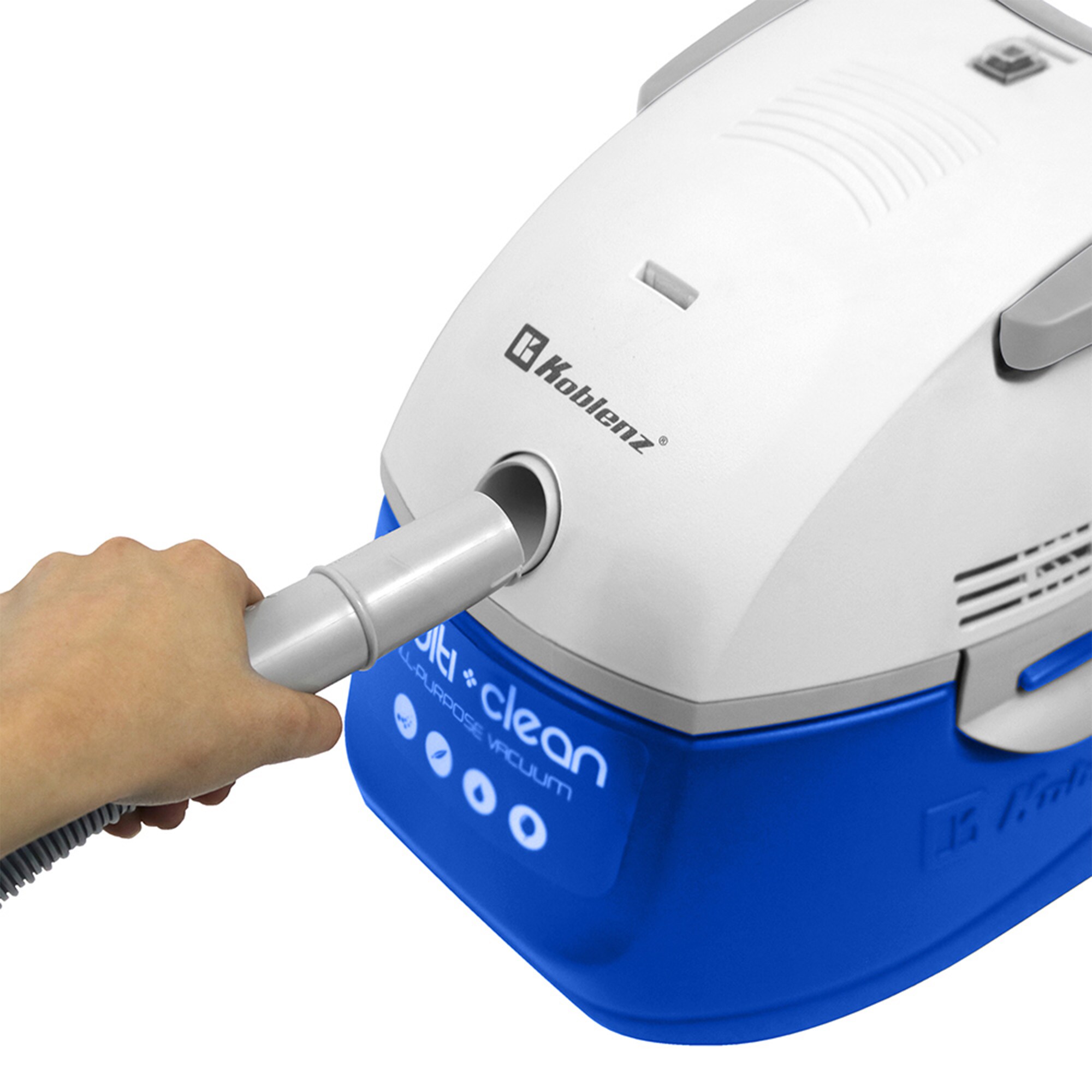 Koblenz 3-Gallons 2-HP Corded Wet/Dry Shop Vacuum with Accessories Included