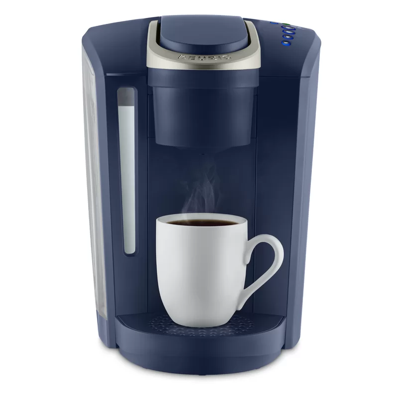 Keurig K-Select Coffee Maker. Single Serve K-Cup Pod Coffee Brewer. With Strength Control and Hot Water On Demand. Matte Navy
