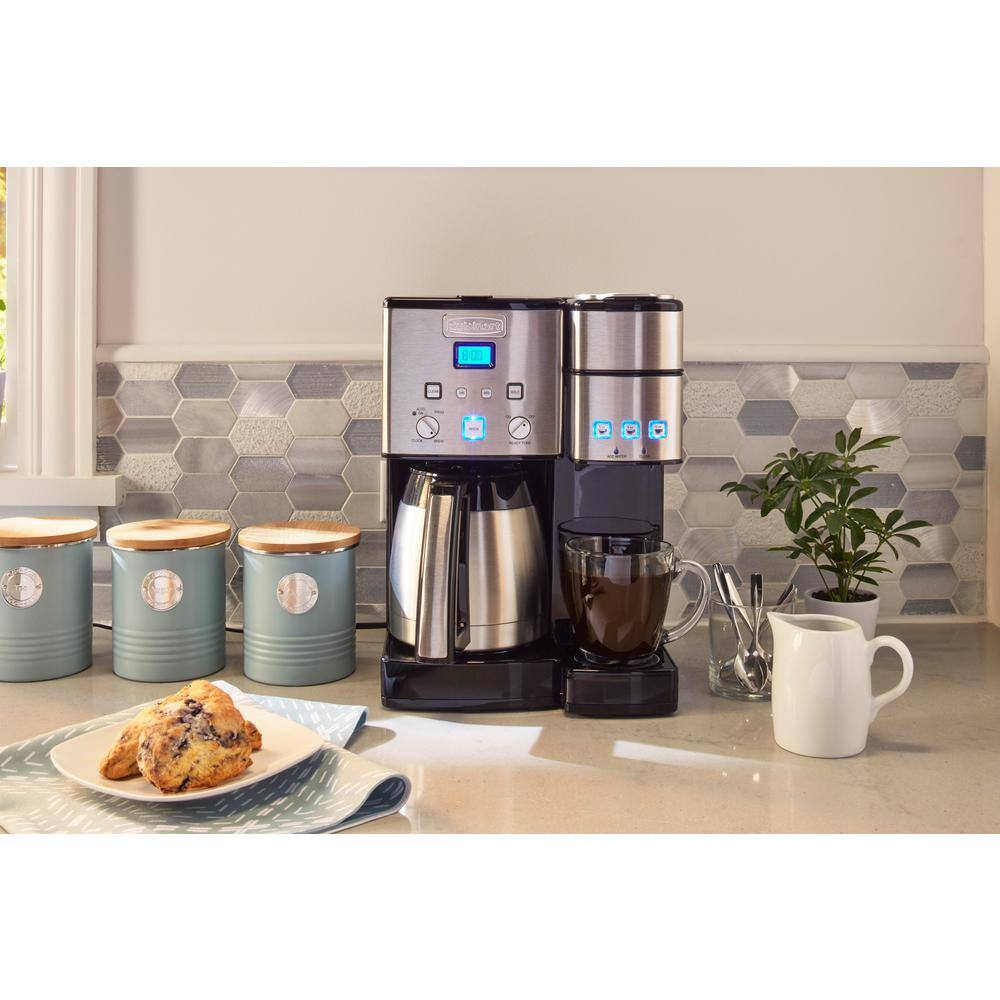 Cuisinart  Coffee Center 12-Cup Stainless Steel Coffee Maker and Single-Serve Brewer
