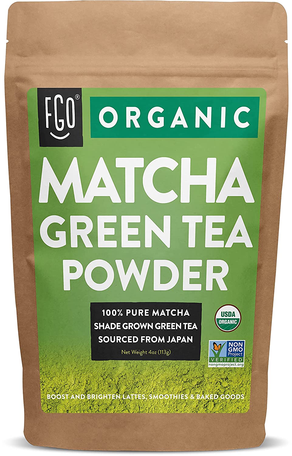 Organic Matcha Green Tea Powder. 4oz