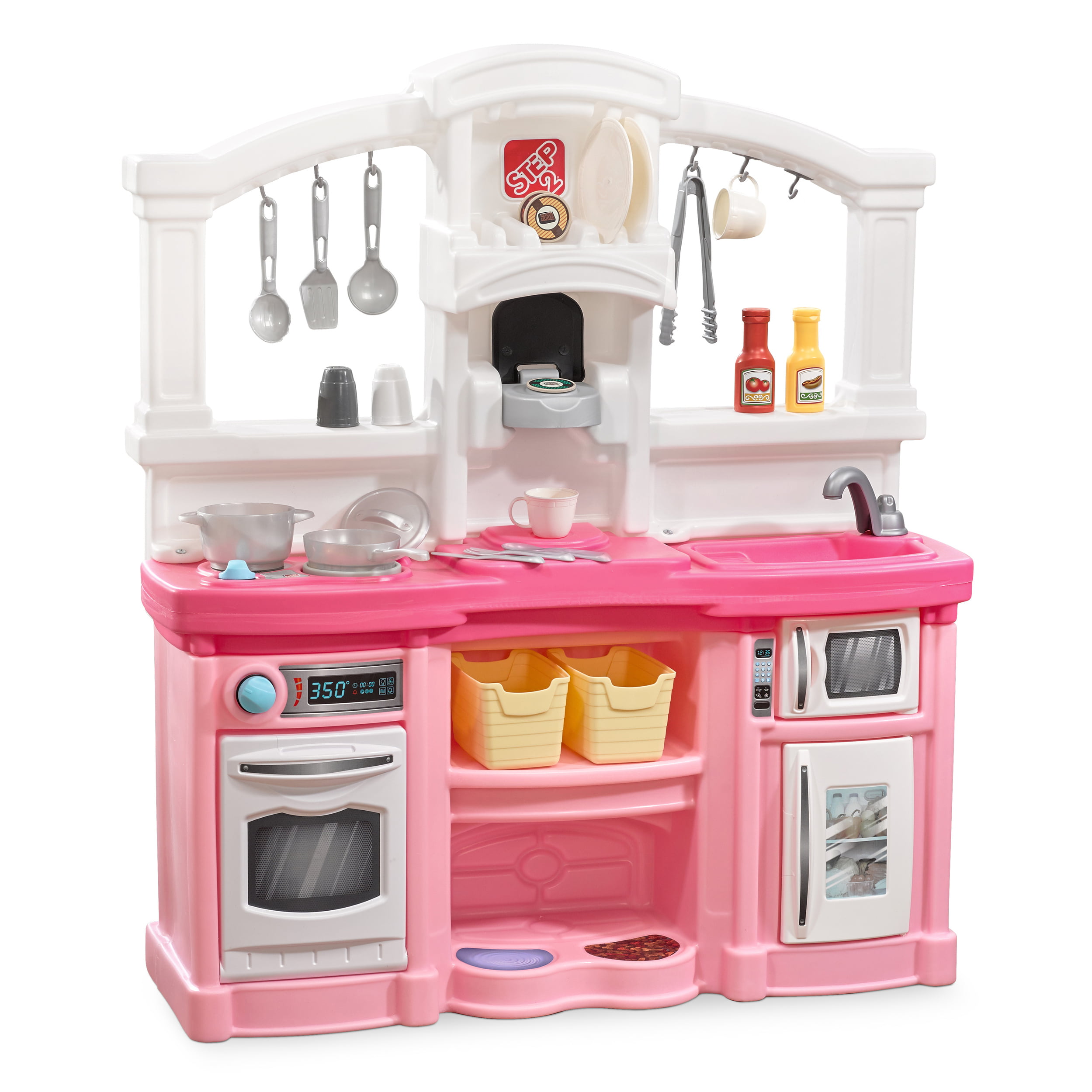 Step2 Fun With Friends Pink Toddler Kitchen Play Set