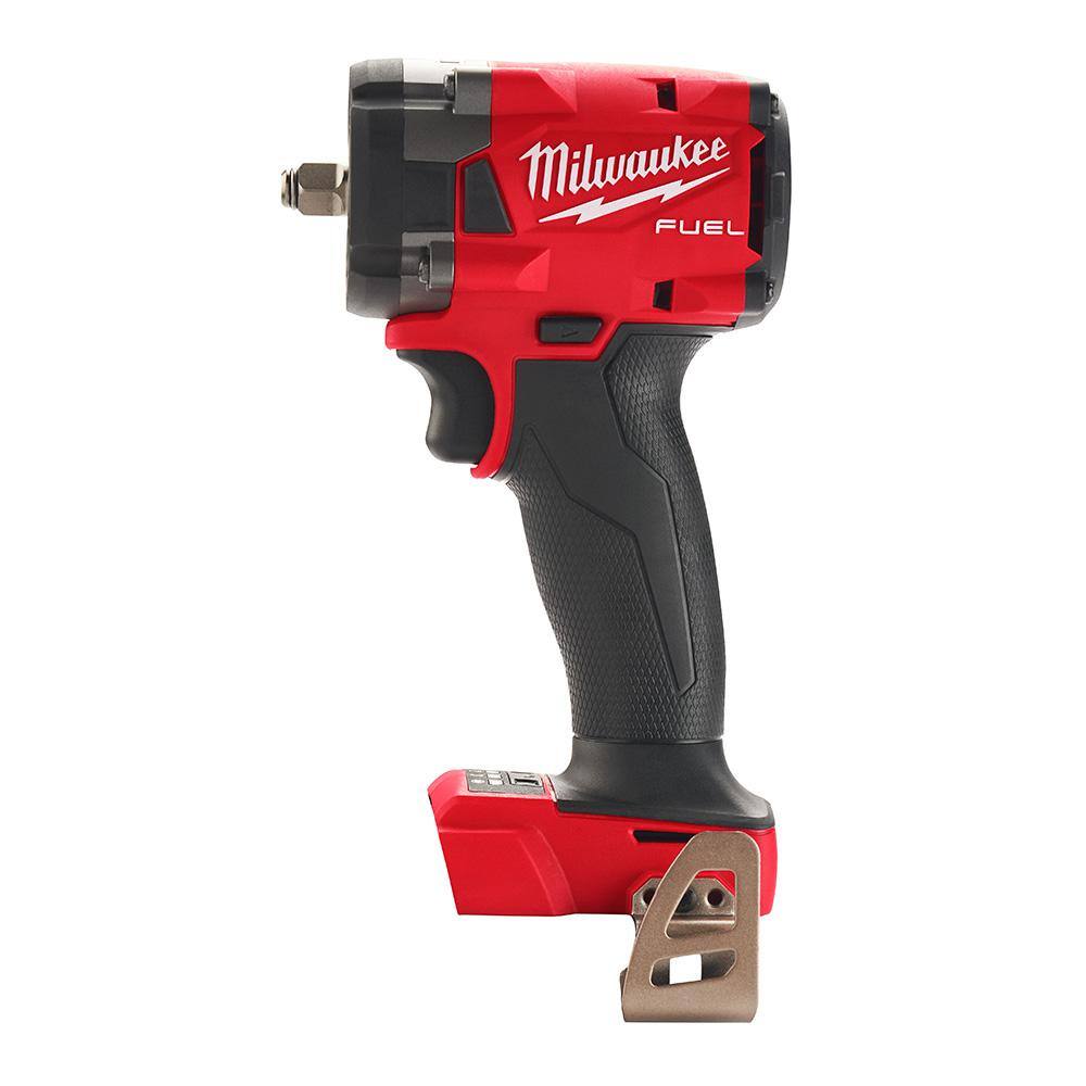 Milwaukee 2854-20 M18 FUEL GEN-3 18V Lithium-Ion Brushless Cordless 3/8 in. Compact Impact Wrench with Friction Ring (Tool-Only)