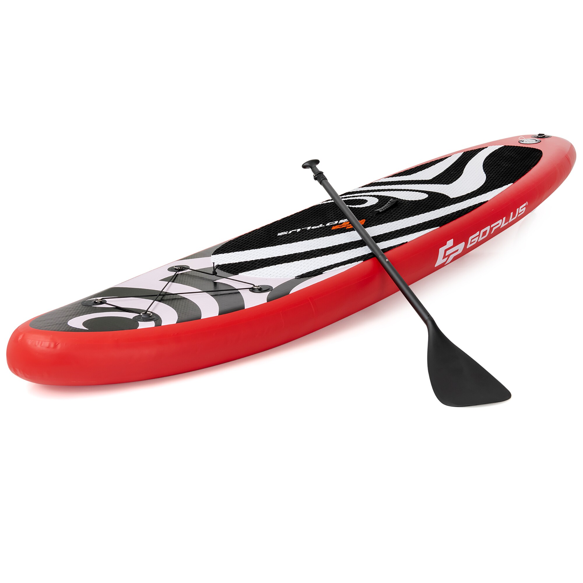 Goplus 11 ft Inflatable Stand Up Paddle Board Surfboard Sup W/Bag Adjustable Fin Paddle
