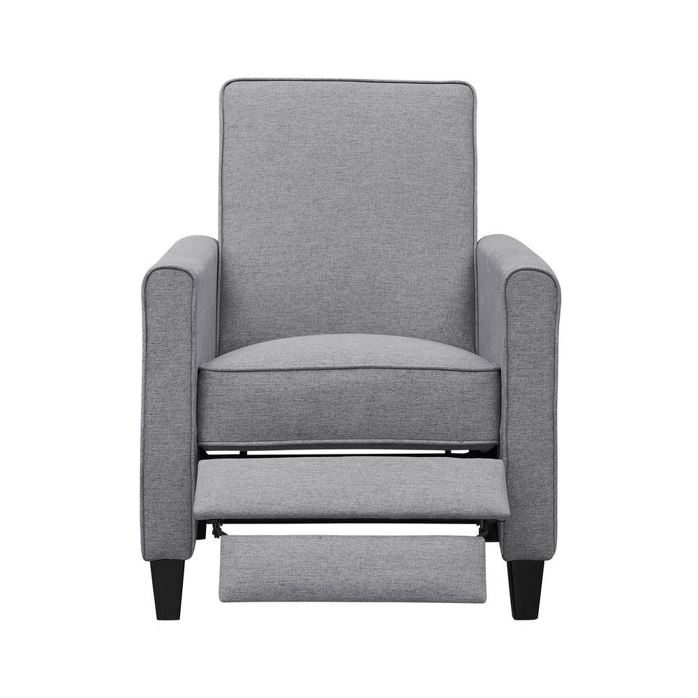 MAYKOOSH  Recliner Chair. Gray. Linen