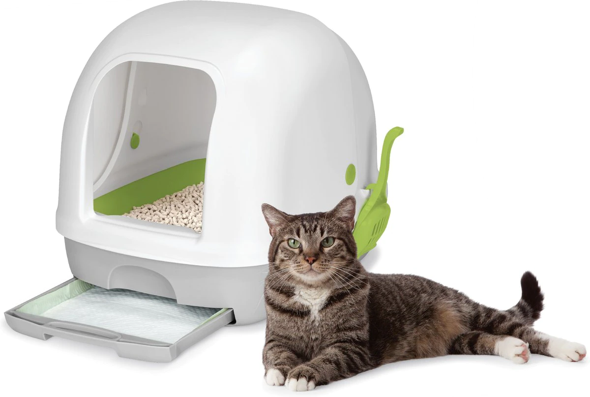 Tidy Cats Breeze Hooded Cat Litter Box System