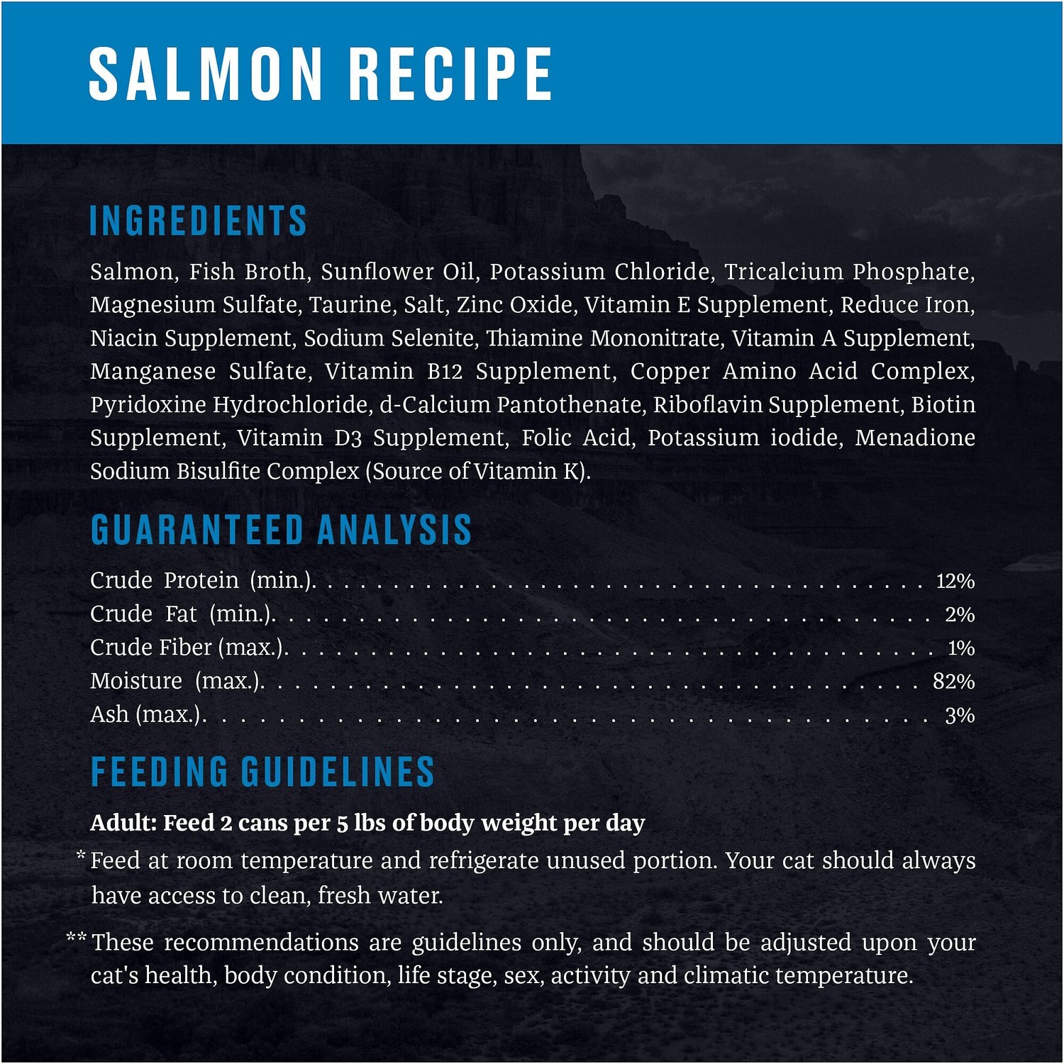 American Journey Landmark Salmon Recipe in Broth Grain-Free Canned Cat Food. 3-oz. case of 12