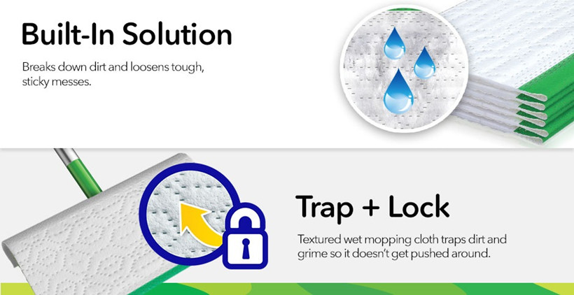 Swiffer Sweeper Wet Mopping Pad Refills. 36 Count (Pack of 1)