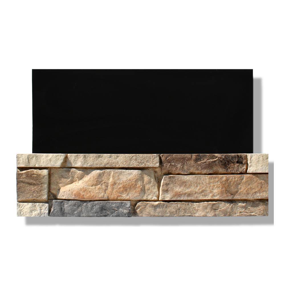 Silvermine Stone DS-BL-XX-FL 6 in. x 24 in. Stone Veneer Ledgestone Flat Panel Dakota Sunset (Box of 8)