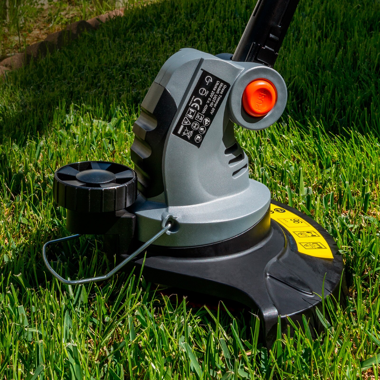 Ukoke 20-volt 9-in Straight Battery String Trimmer with Edger Conversion Capable 2 Ah (Battery and Charger Included)