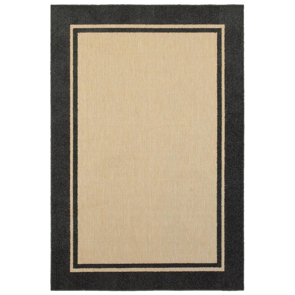 Home Decorators Collection  Bondi Charcoal 10 ft. x 13 ft. Outdoor Patio Area Rug