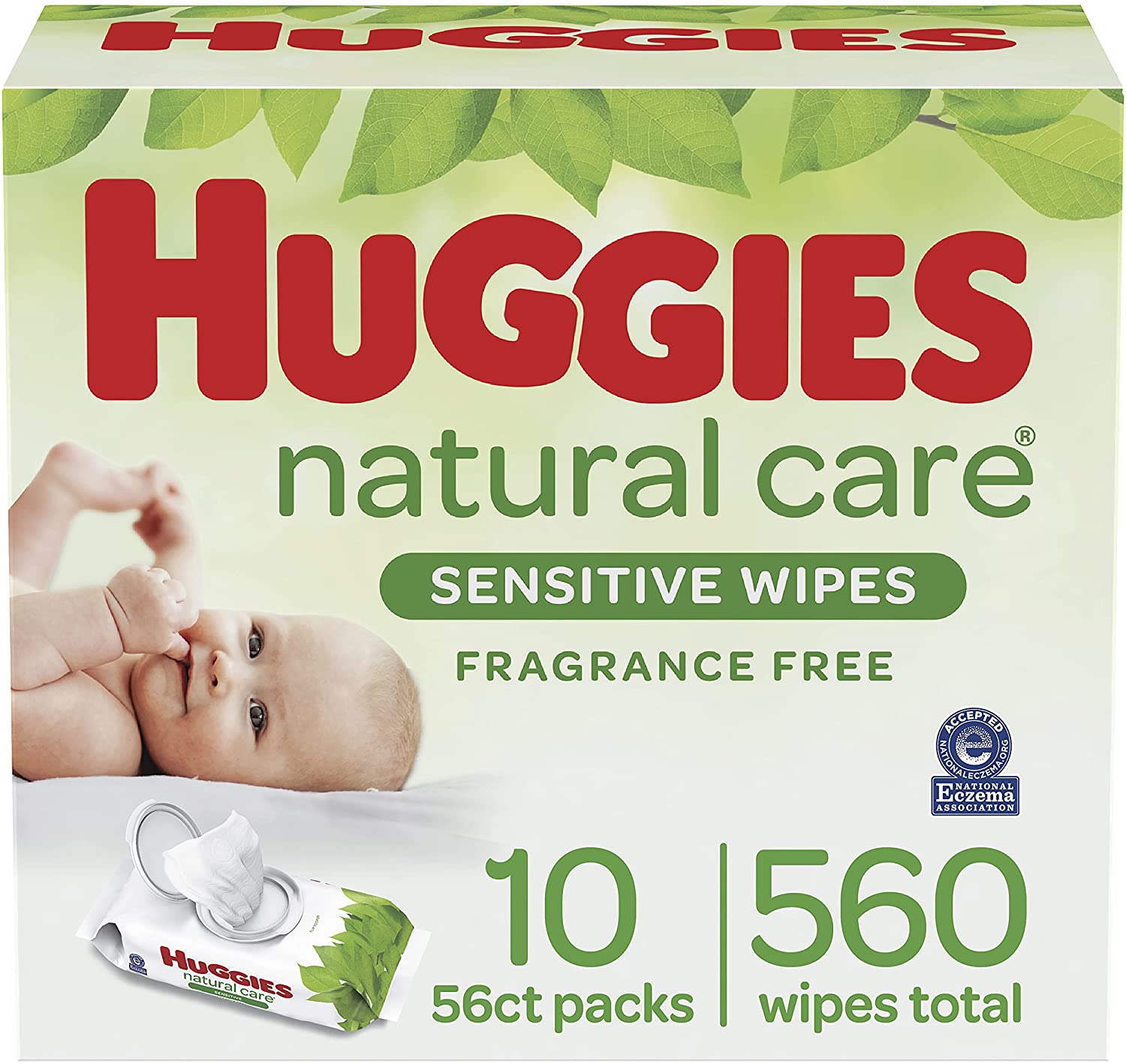 HUGGIES. Baby Wipes. Huggies Natural Care Sensitive Baby Diaper Wipes. Unscented