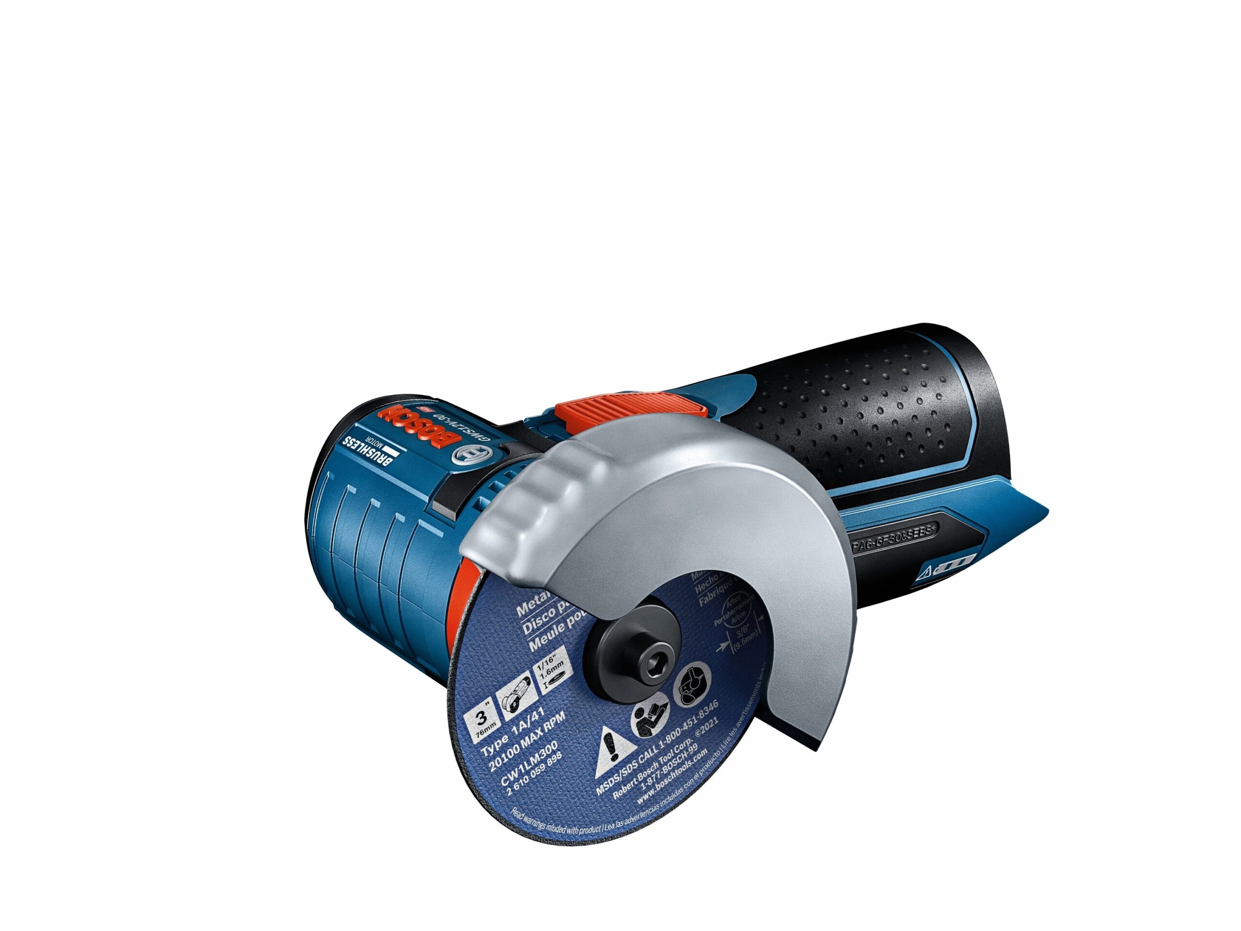 Bosch 3-in 12-volt Max Sliding Switch Brushless Cordless Angle Grinder