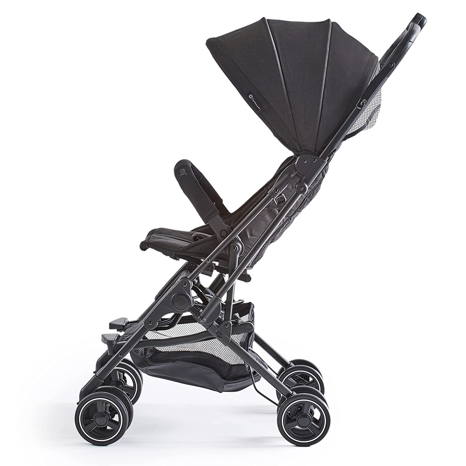 Contours - Itsy - Ultra-Sturdy Compact Lightweight Travel Stroller - Black