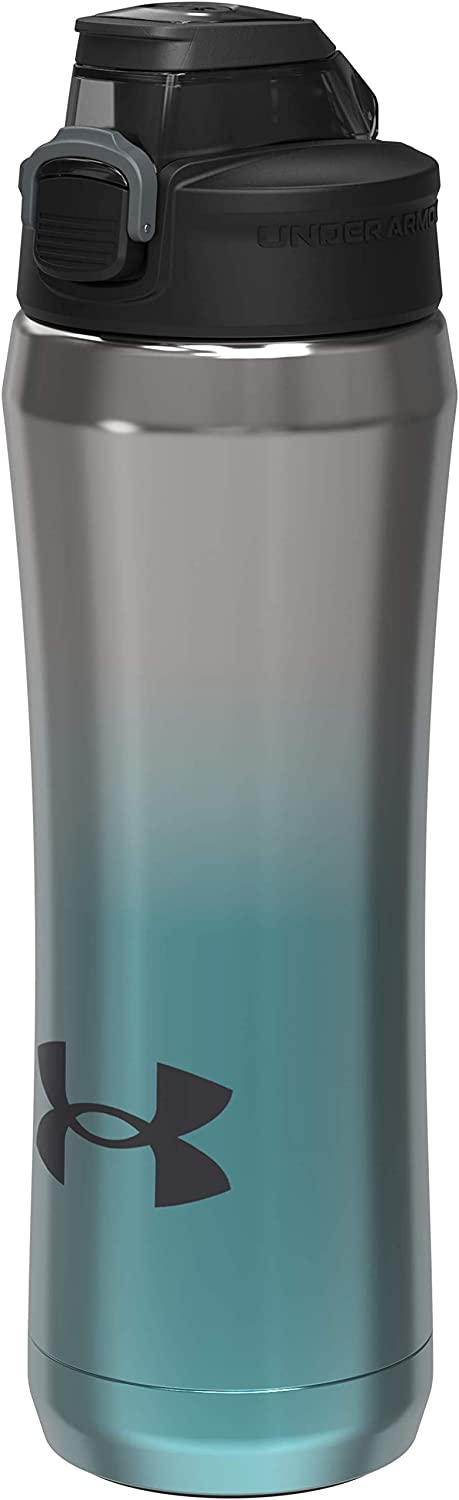 Under Armour 18oz Beyond Gradient Vacuum Insulated Water Bottle. Gradient Breeze/Chrome
