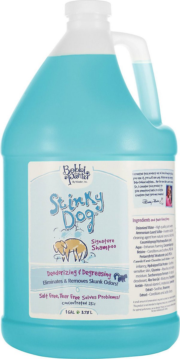 Bobbi Panter Stinky Dog Signature Dog Shampoo. 1-gal bottle