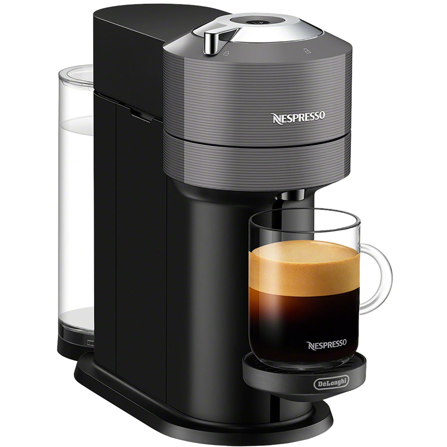 Nespresso by DeLonghi Vertuo Next Premium Coffee and Espresso Maker in Gray. ENV120GY