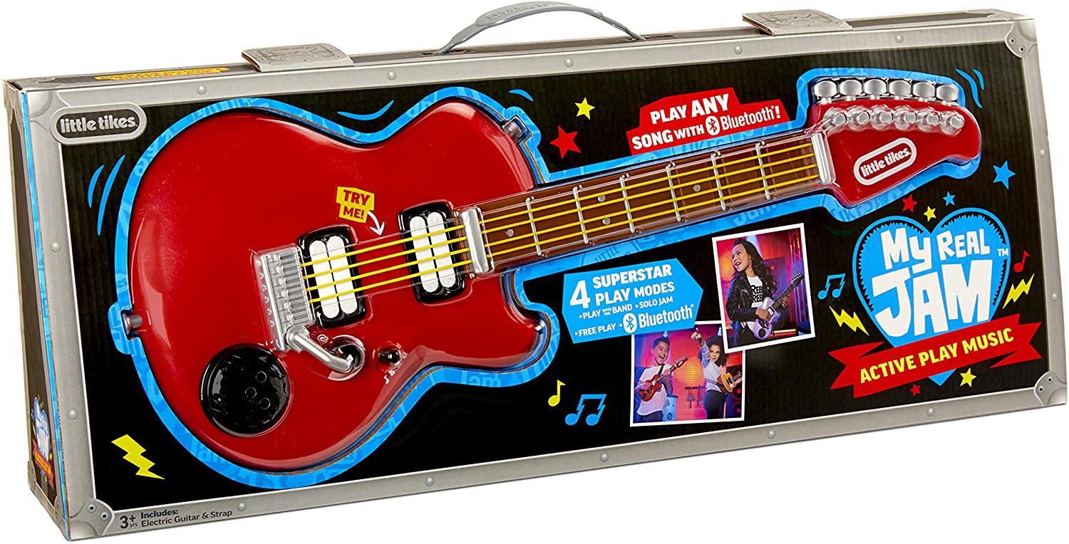Little Tikes My Real Jam Electric Guitar. Realistic Toy Guitar