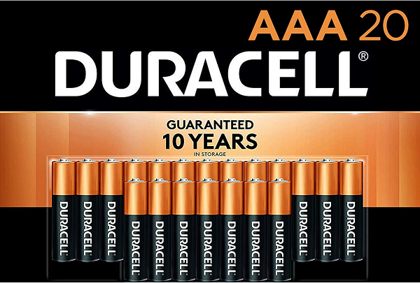 Duracell - CopperTop AAA Alkaline Batteries - Long Lasting. All-Purpose Triple