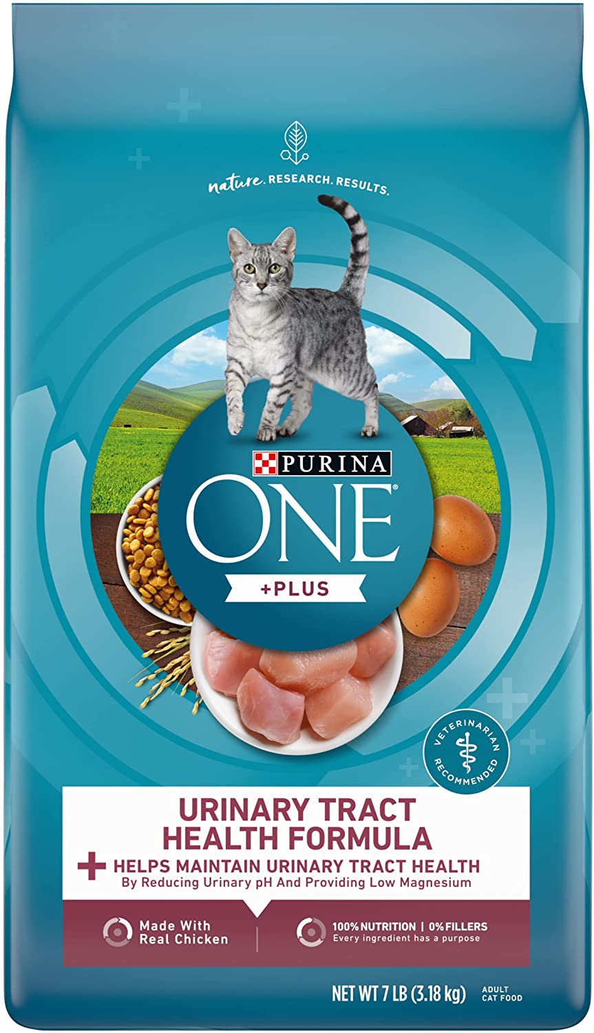 Purina ONE High Protein Dry Cat Food. +Plus Urinary Tract Health Formula - 7 lb. Bag