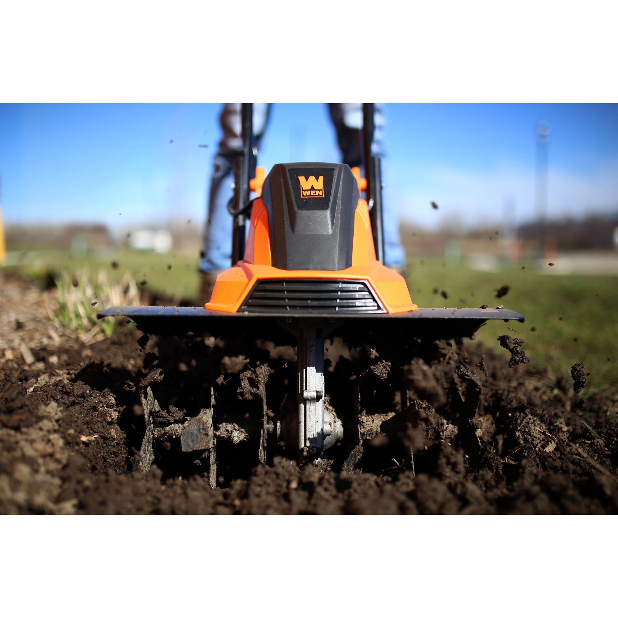WEN 13.5-Amp 18-Inch Electric Tiller and Cultivator