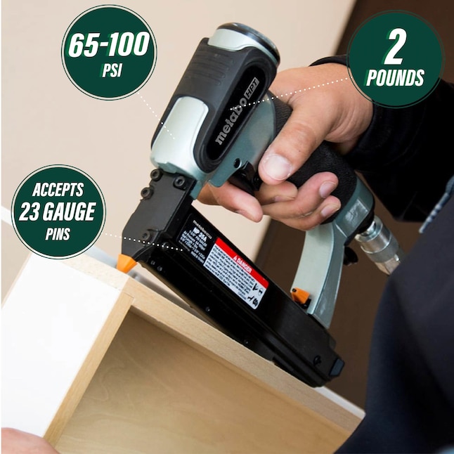 Metabo HPT NP35AM 23-Gauge Pneumatic Pin Nail Gun (Nailer)