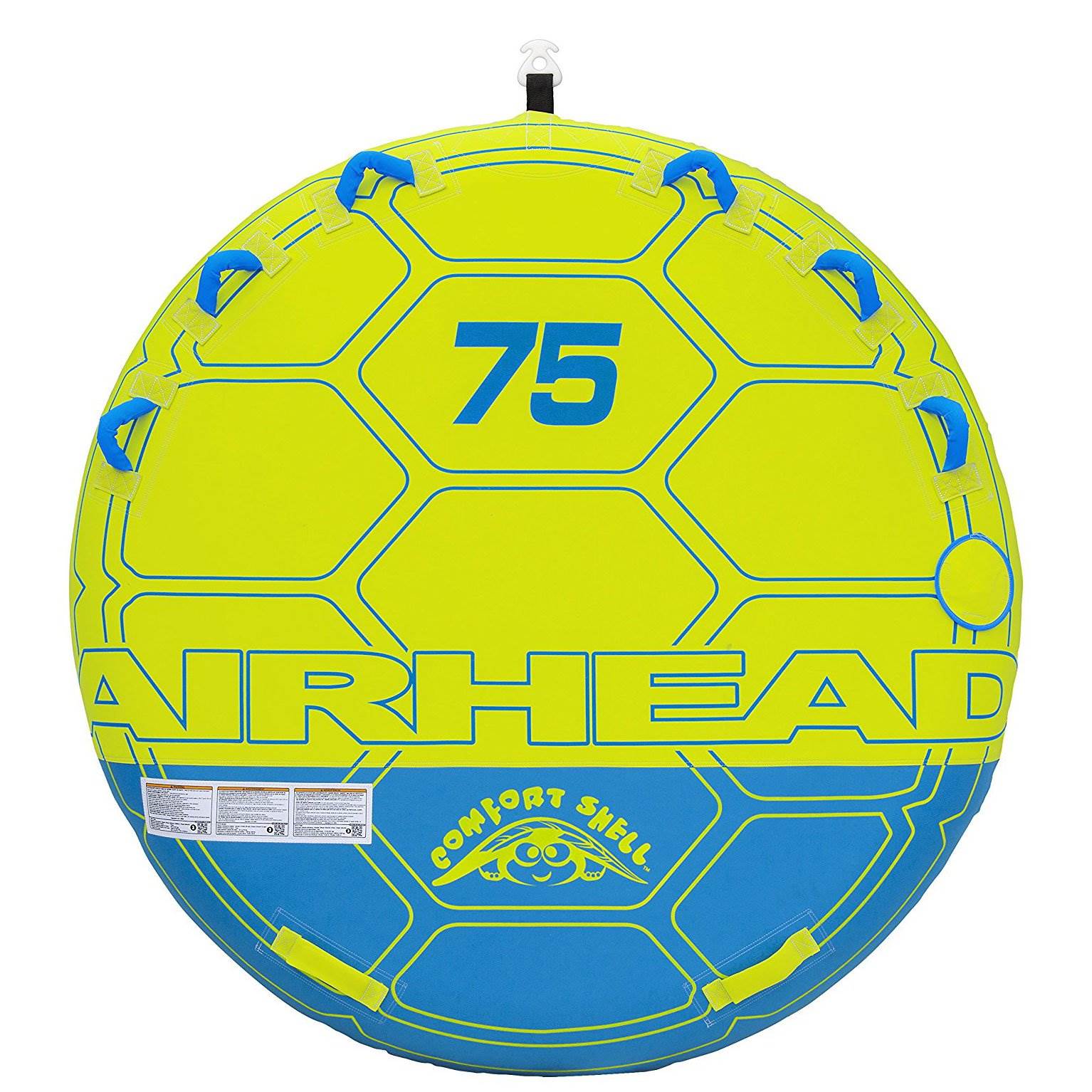 Airhead 75″ Deck Shell 3 Rider Inflatable Towable Boating Lake Water Tube