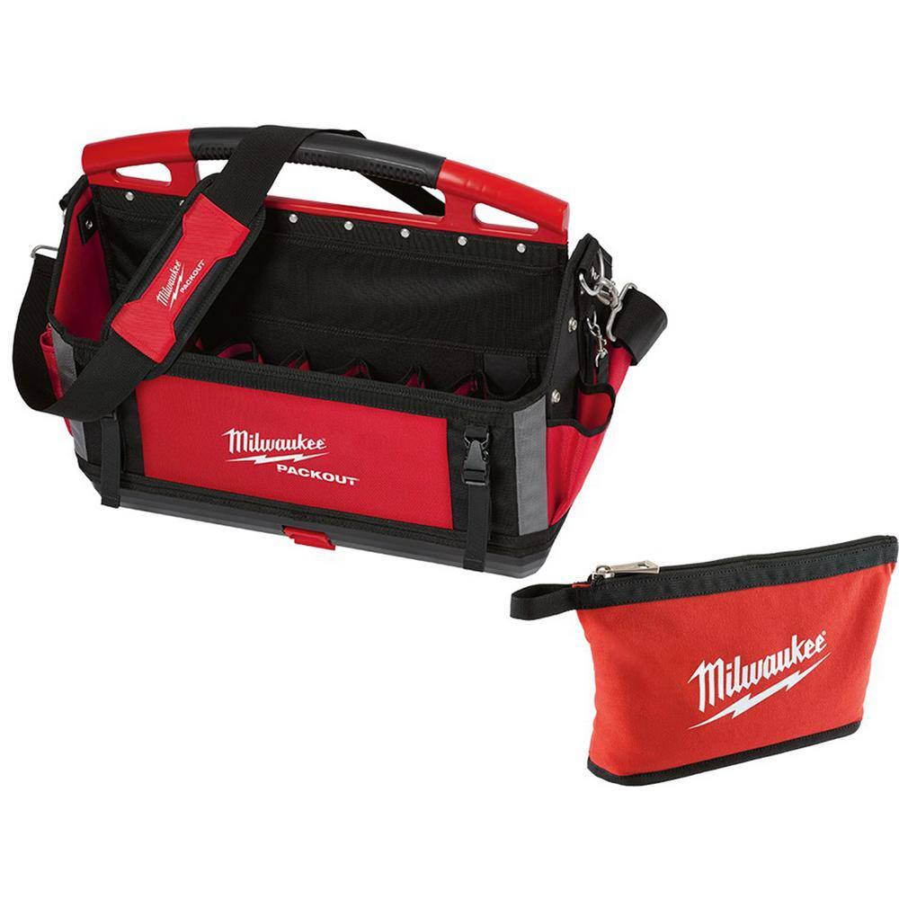 Milwaukee 48-22-8320-48-22-8180 20 in. PACKOUT Tote with Tool Bag
