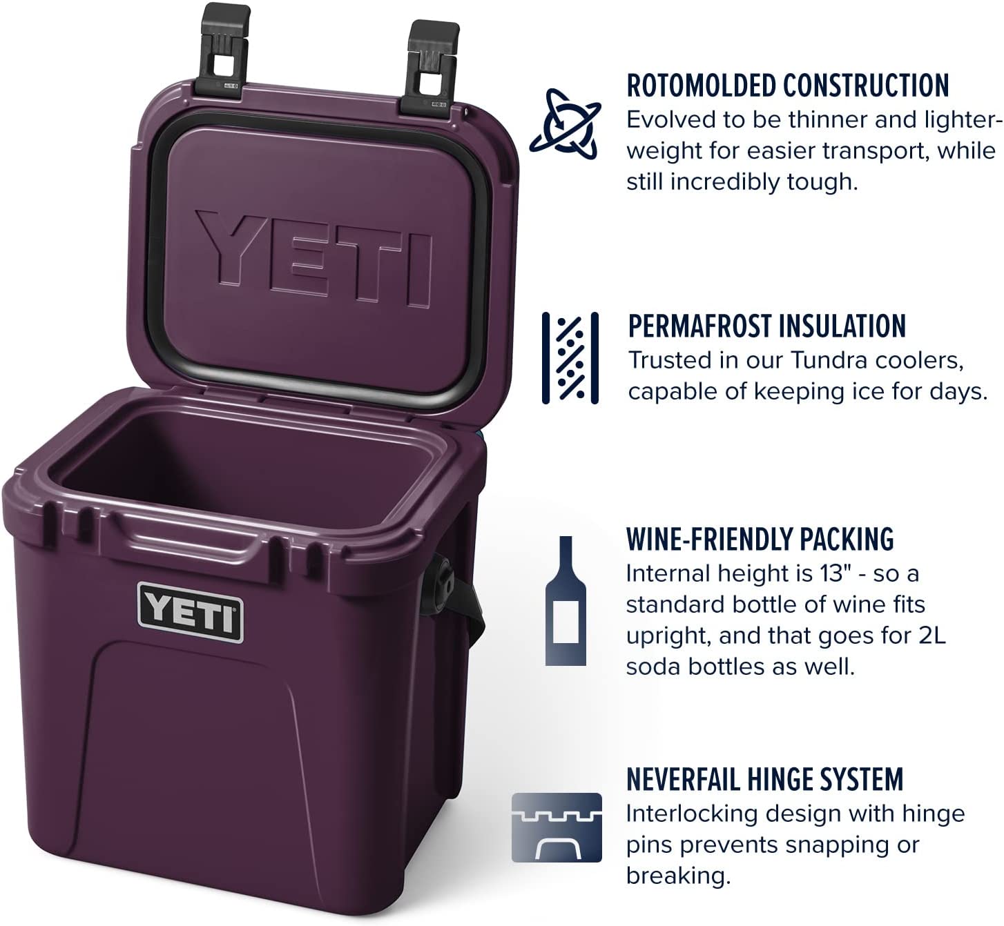 YETI Roadie 24 Cooler - Nordic Purple