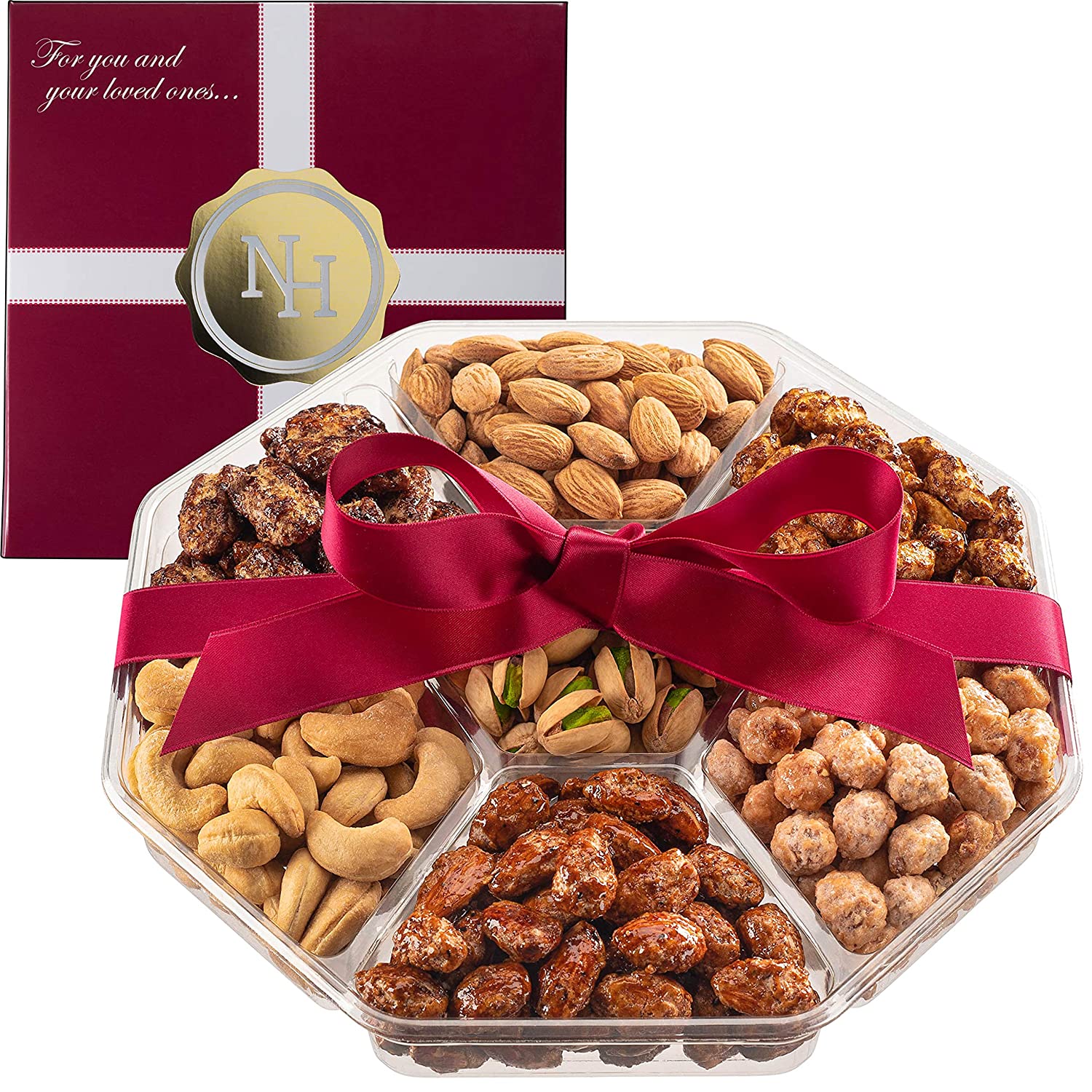 Nut Haven Holiday Nuts Gift Basket - Extra Large 2LB - Sweet & Salty