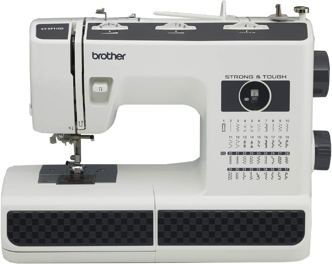 Brother Sewing Machine. ST371HD. 37 Built-in Stitches. 6 Included Sewing Feet. Free Arm Option