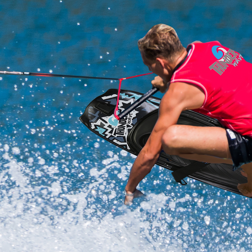 SereneLife Thunder Wave Water Sport Knee-Board. Waterskiing Kneeboard