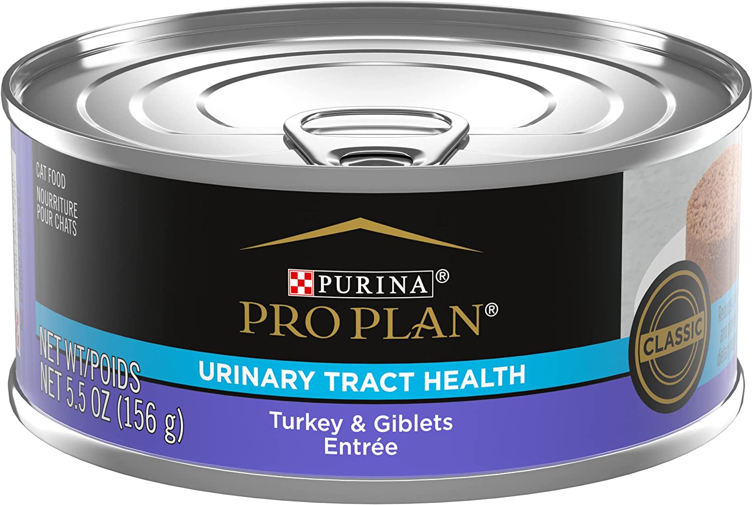 Purina Pro Plan Urinary Tract Cat Food Wet Pate. Urinary Tract Health Turkey and Giblets Entree - (24) 5.5 oz. Cans