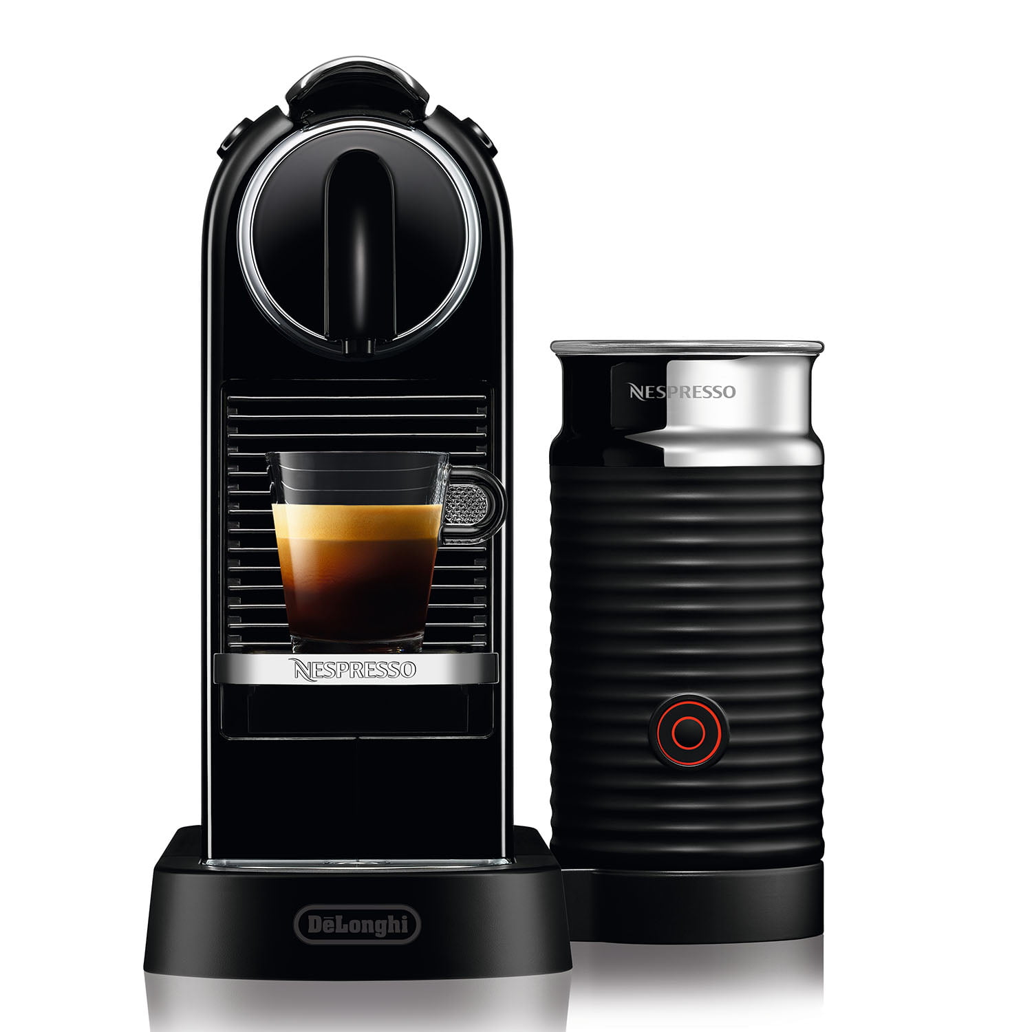 Nespresso Citi & Milk Espresso Machine by De-Longhi. Black