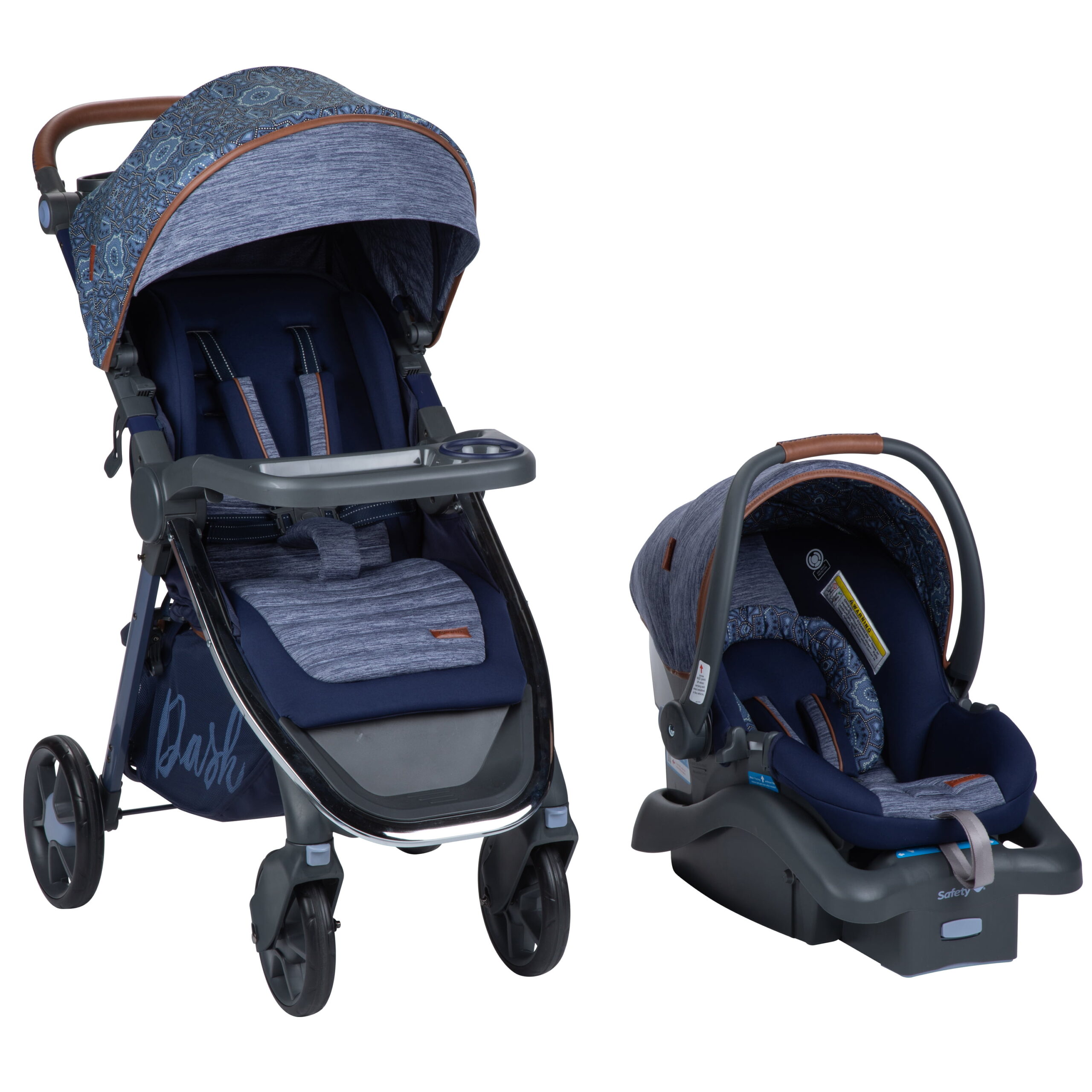 Monbebe Dash Travel System Stroller and Infant Car Seat. Boho