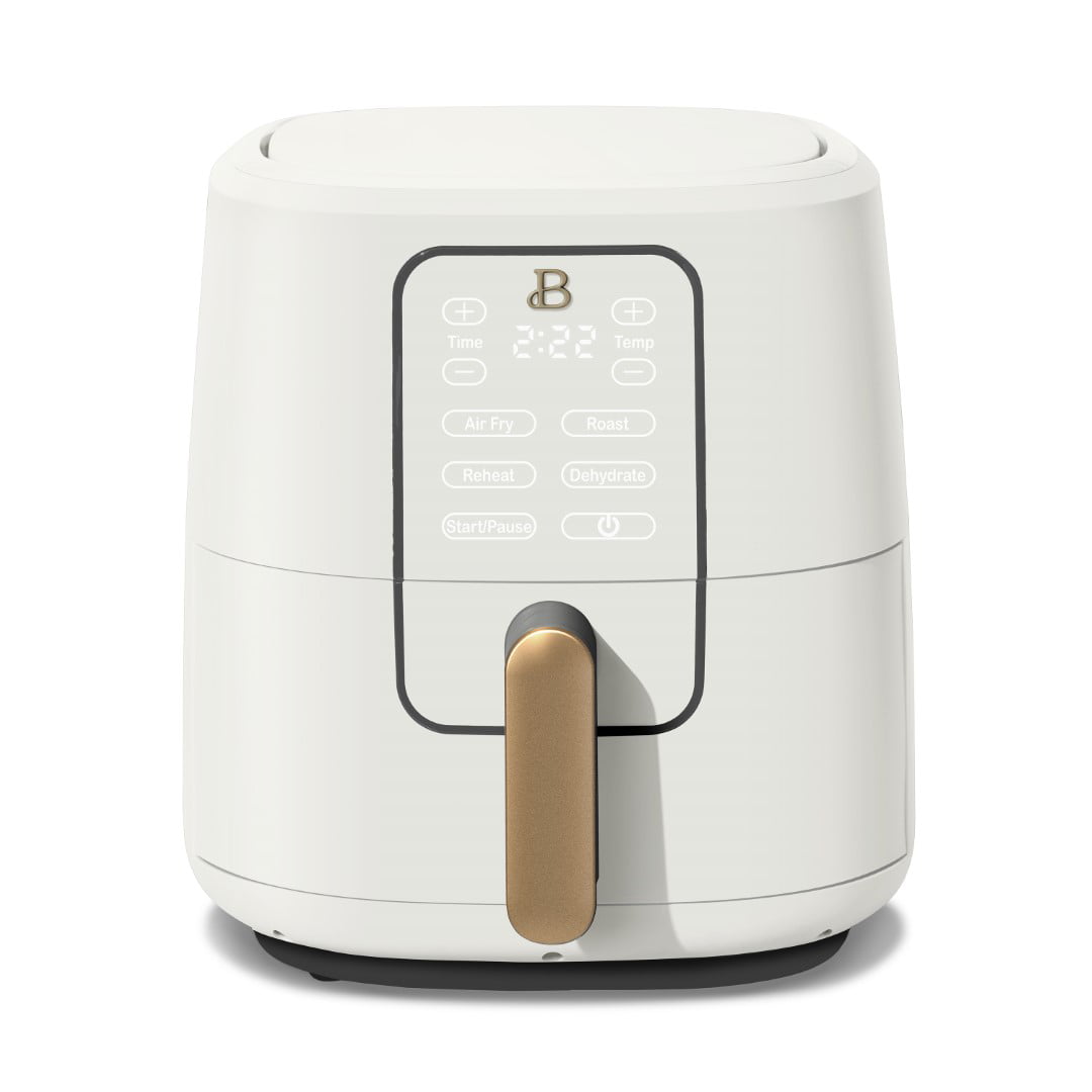 Beautiful 6 Quart Touchscreen Air Fryer. White Icing by Drew Barrymore
