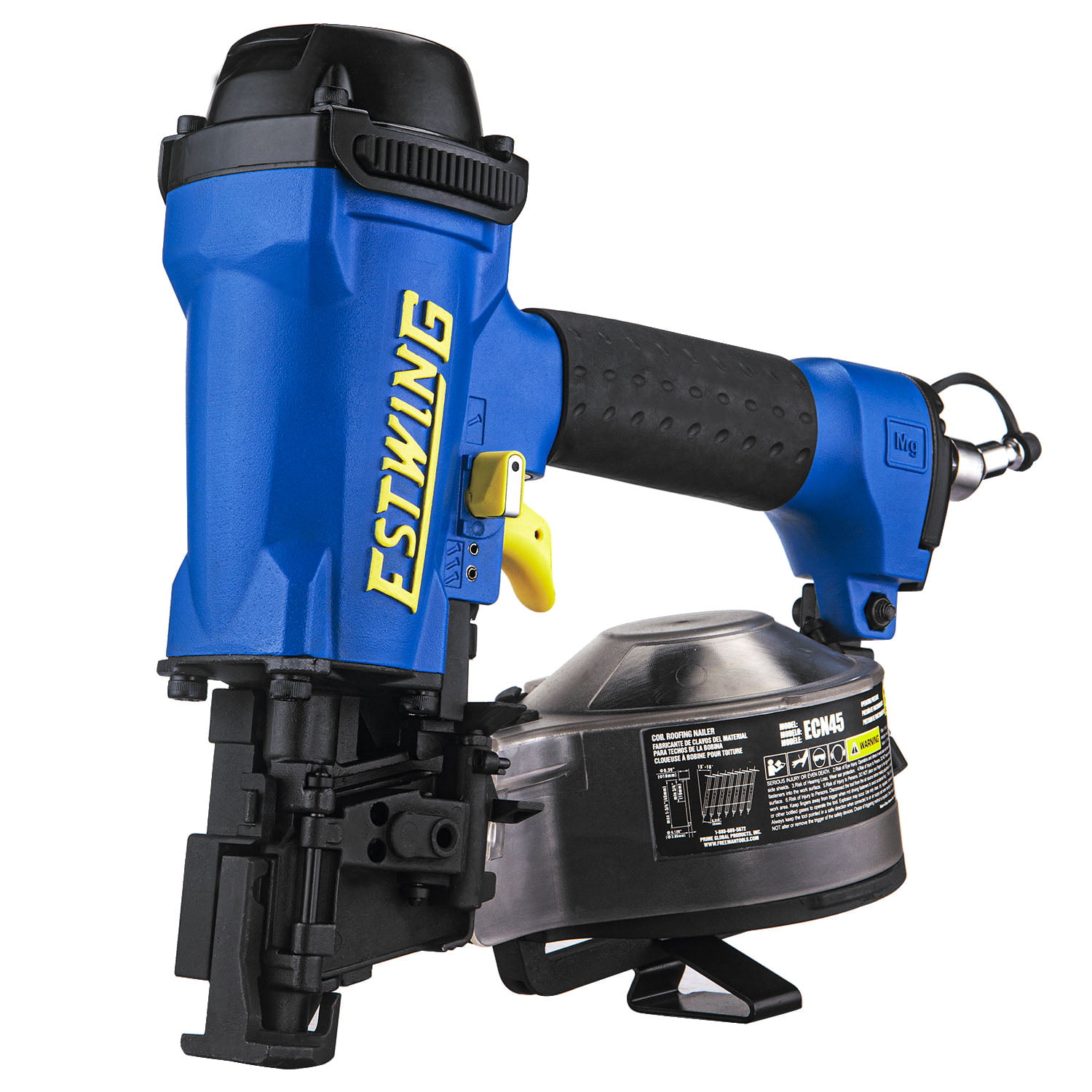 Estwing ECN45 Pneumatic 15 Degree 1-3/4″ Coil Roofing Nailer with Bag