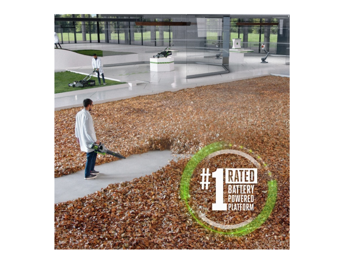 EGO LB6503 POWER+ 56-volt 650-CFM 180-MPH Brushless Handheld Cordless Electric Leaf Blower 4 Ah (Battery & Charger Included)