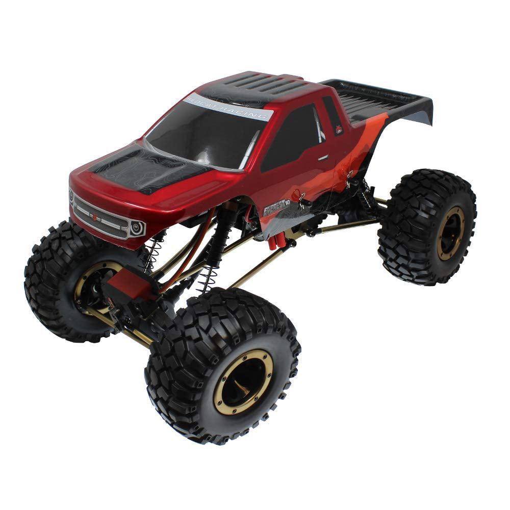 Redcat Racing Everest 10 1:10 Scale Rock Crawler Electric Brushed RC Truck. Red