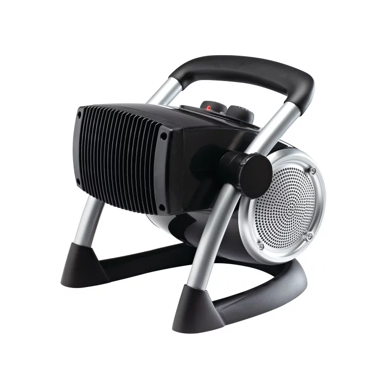 Lasko 1500W Electric Pivoting Utility Ceramic Space Heater with Thermostat. 5919. Black