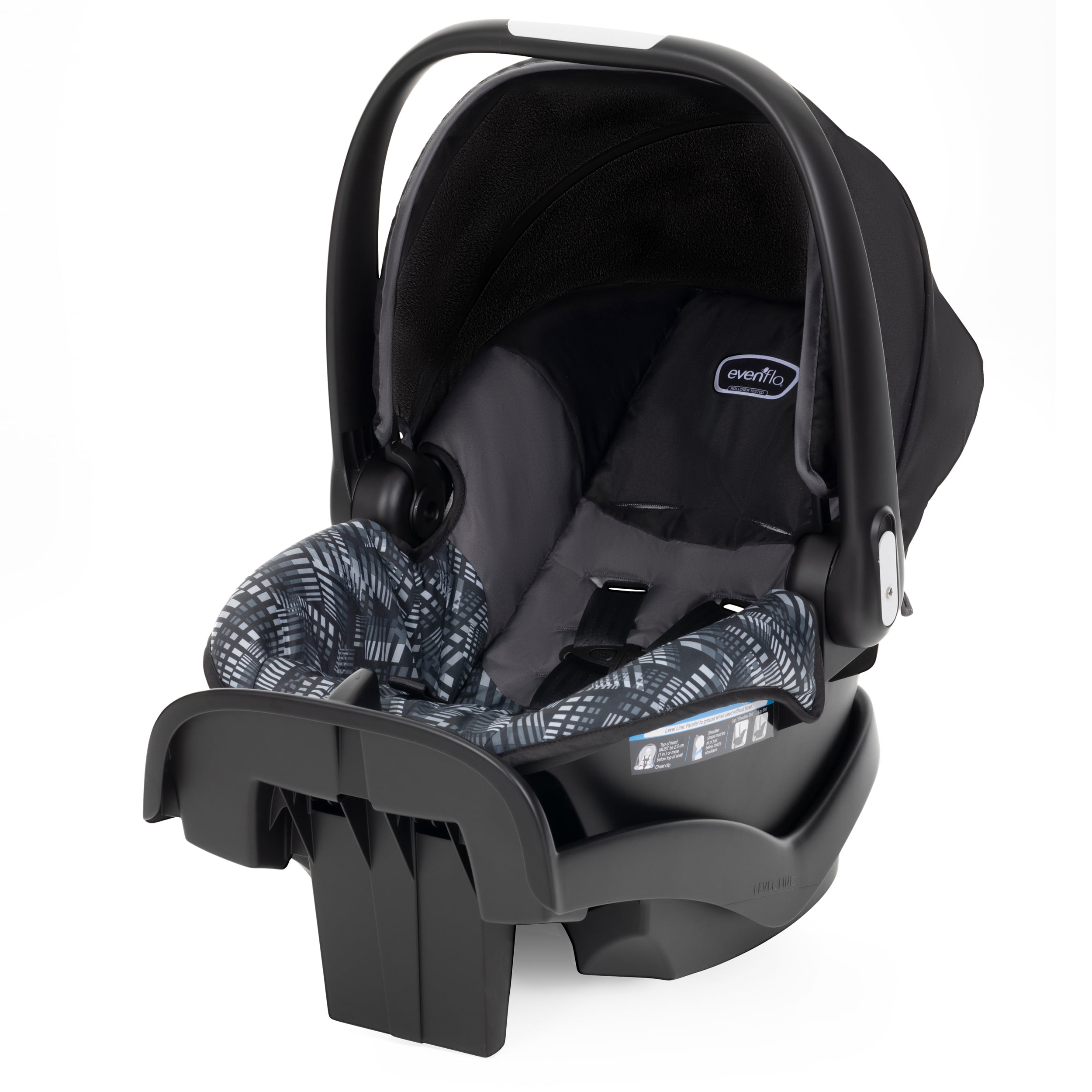 Evenflo NurtureMax Infant Car Seat. Brooklyn Gray