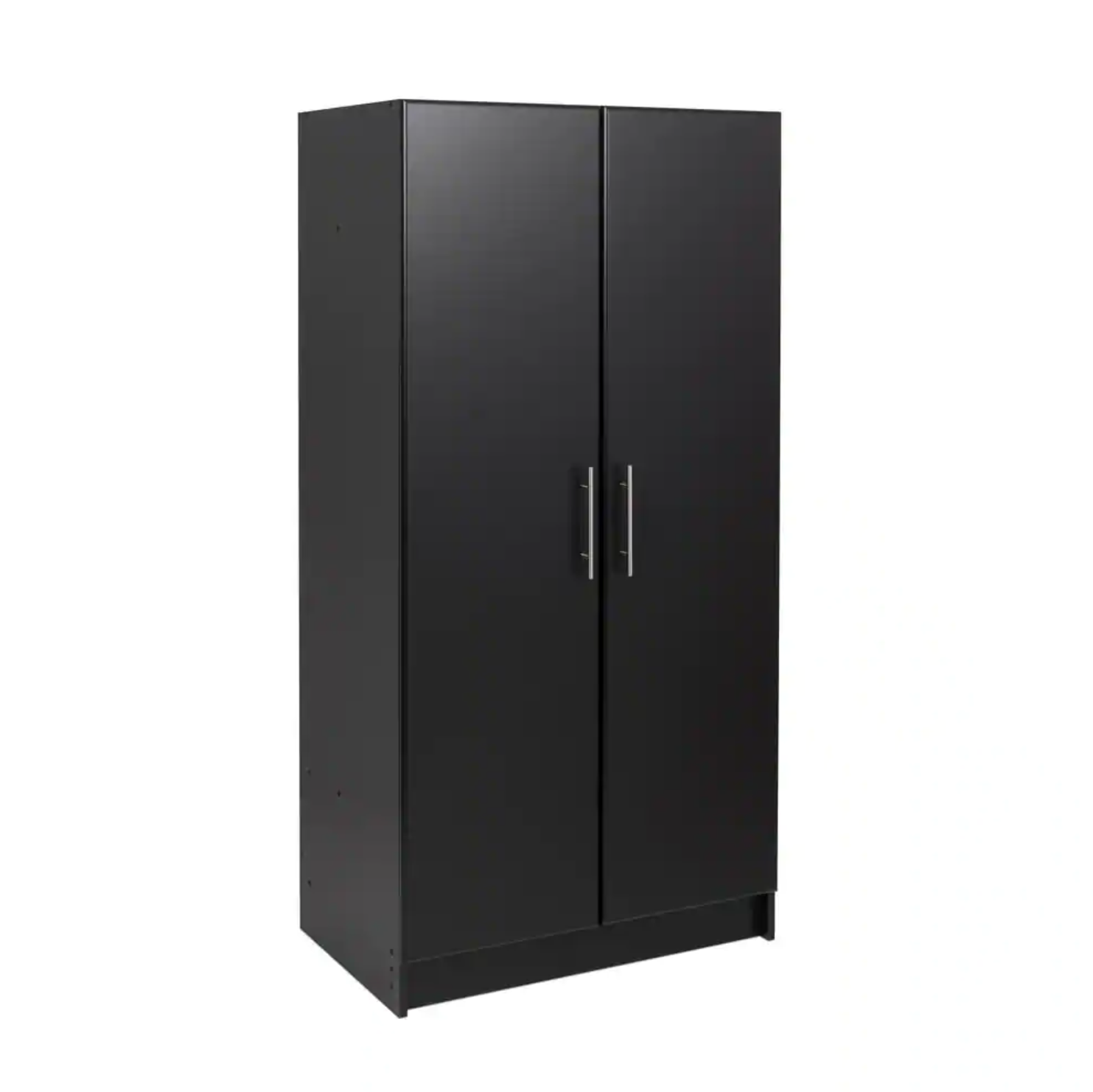 Prepac Elite Black Wardrobe Cabinet with Storage 32 in W. x 65 in H. x 21 in D.