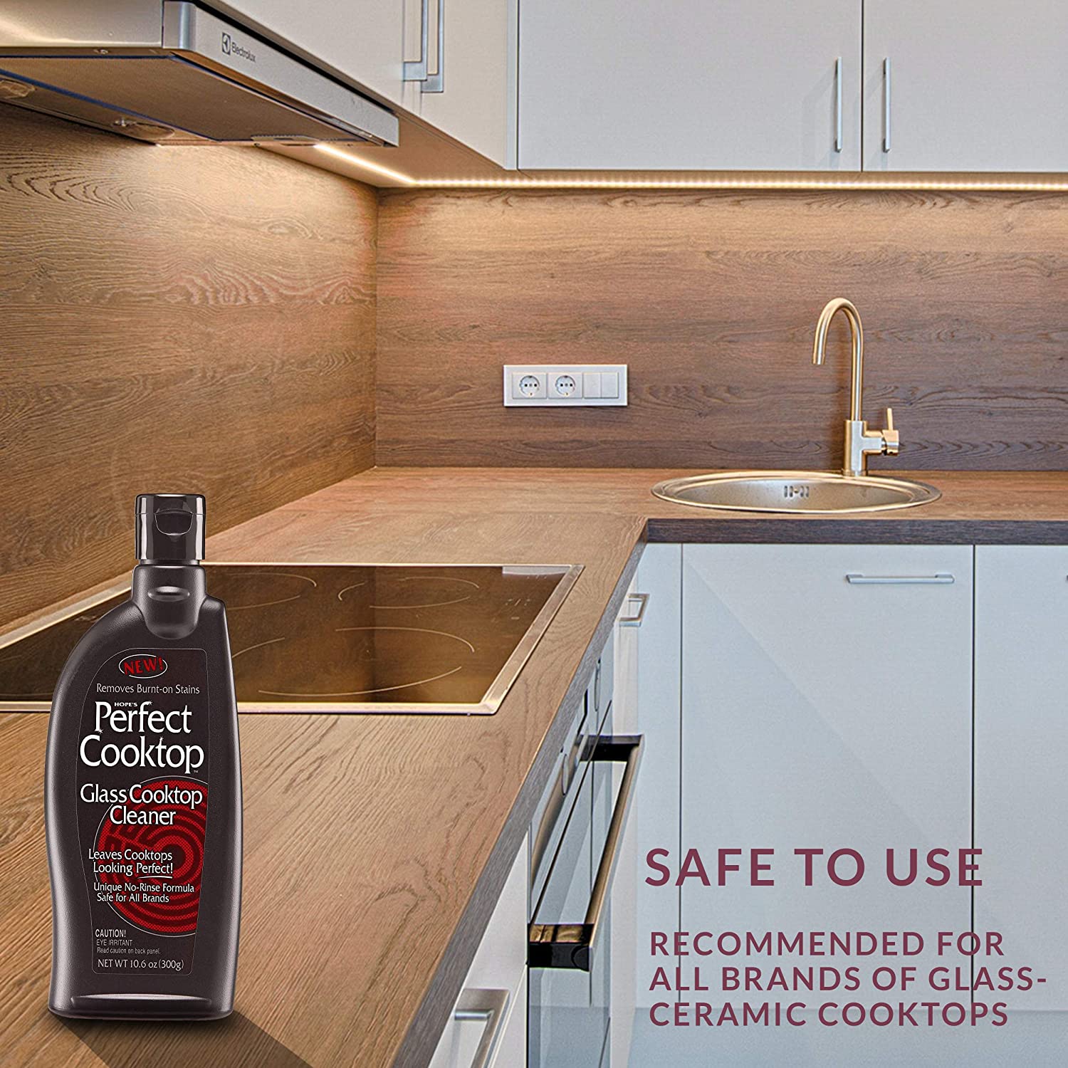 Hope-s Perfect Cooktop Cleaner. 10.6-Ounce. Glass Cooktop Cleaning Spray