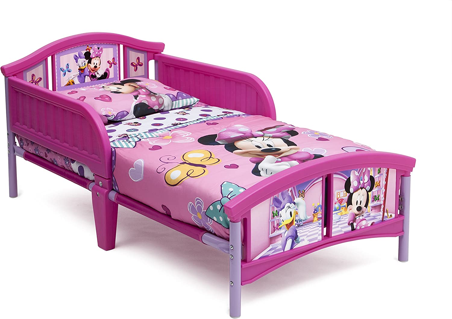 Delta Children Plastic Toddler Bed. Disney Minnie Mouse