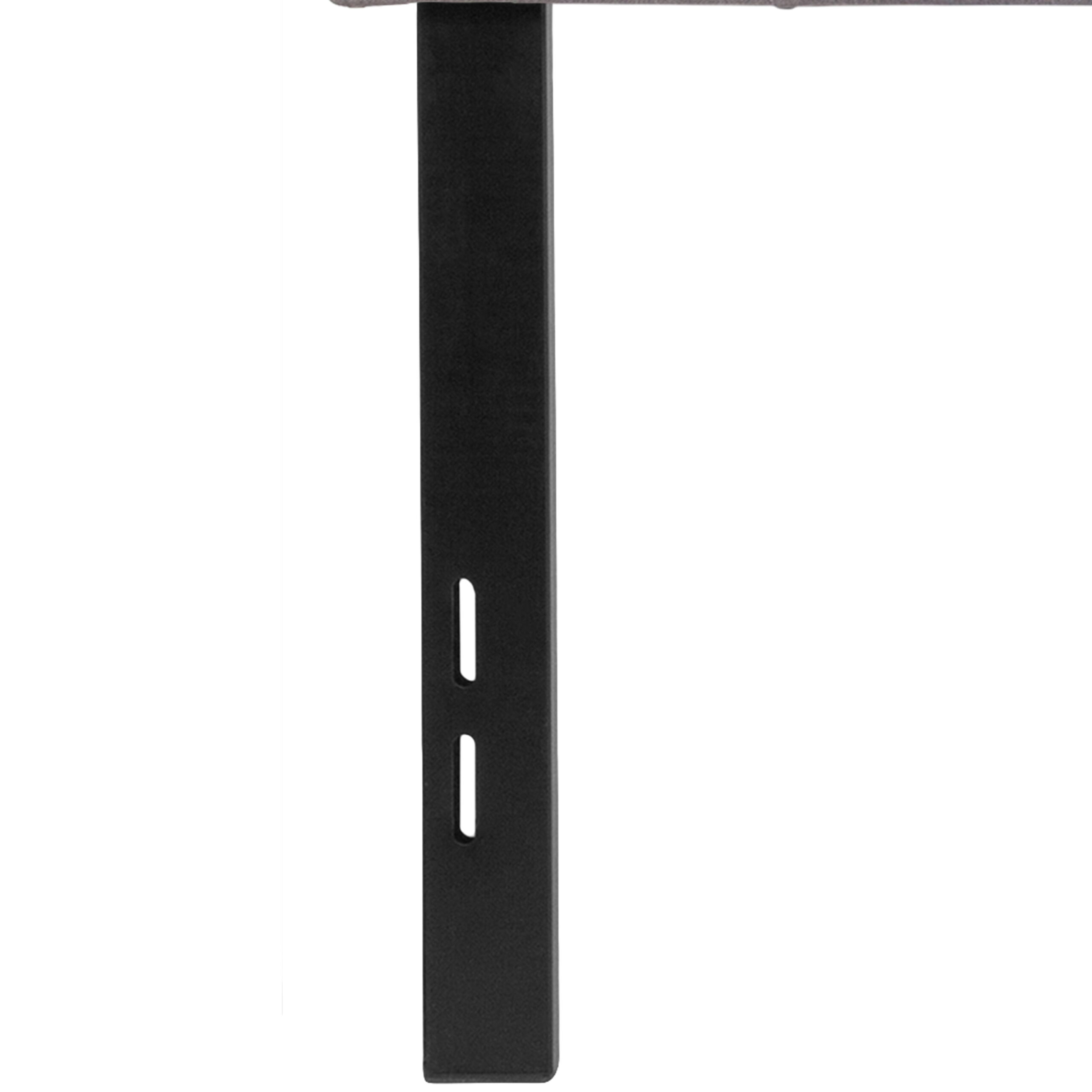 Flash Furniture Bedford Tufted Upholstered Full Size Headboard in Light Gray Fabric