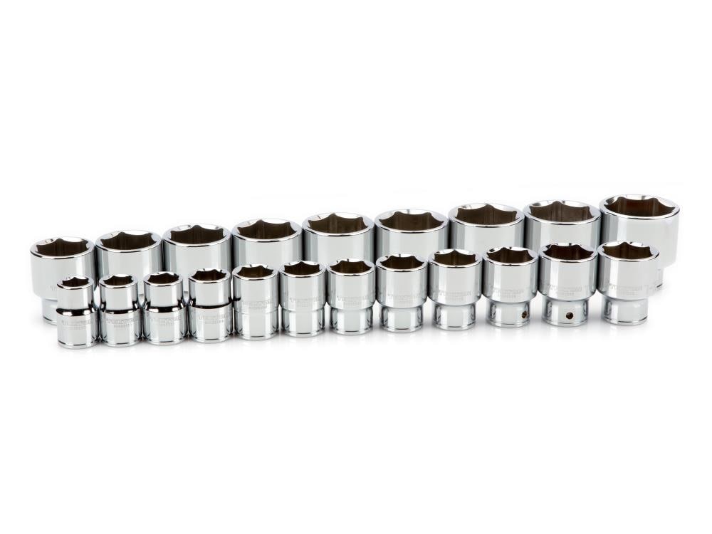 TEKTON 21-Piece Standard (SAE) 3/4-in Drive 6-point Set Intermediate Socket Set