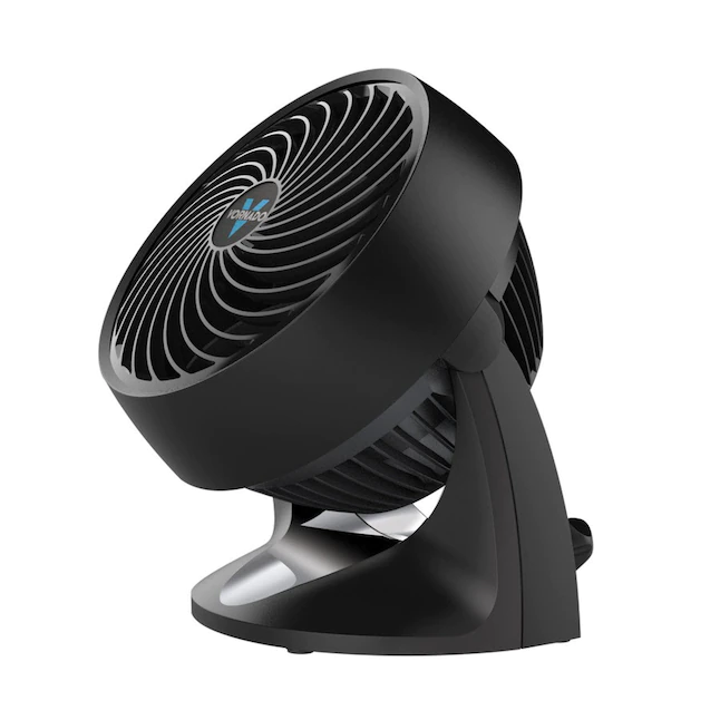 Vornado  7-in 3-Speed Indoor Black Desk Fan