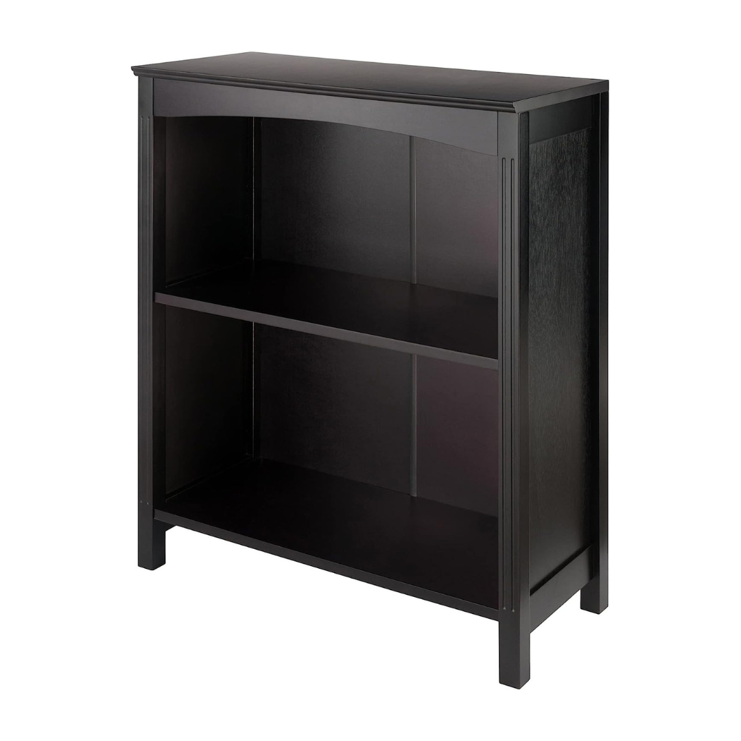 Winsome Terrace Storage Shelf 3-Tier Wide in Espresso. 26-Inch