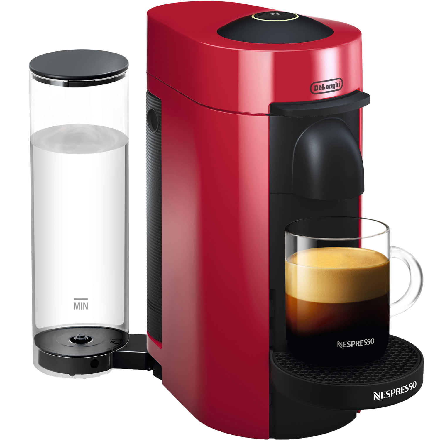 Nespresso VertuoPlus Coffee and Espresso Maker by De-Longhi. Cherry Red