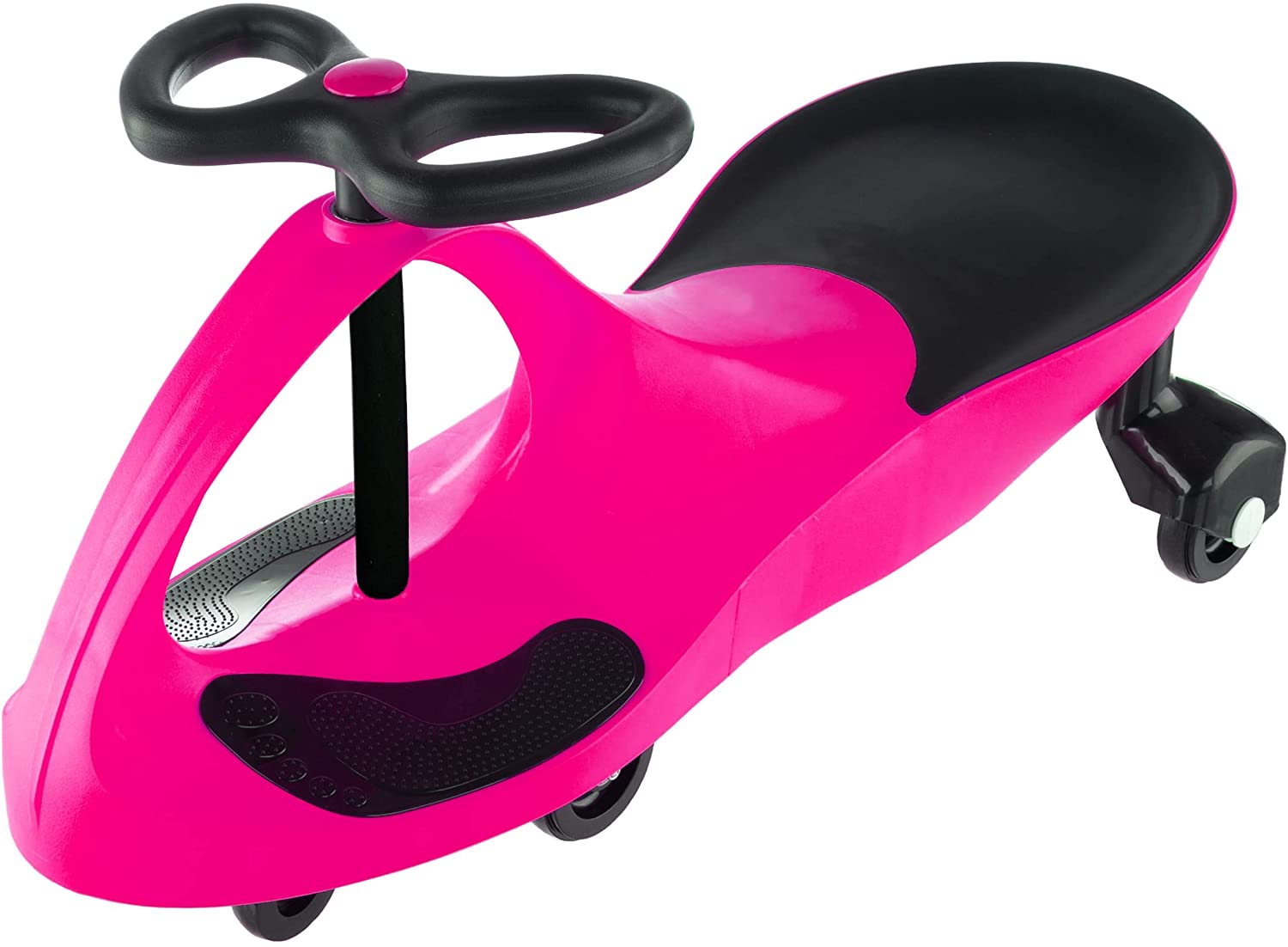 Wiggle Car Ride On Toy – No Batteries. Gears or Pedals – Twist. Swivel. Go – Outdoor Ride Ons for Kids 3 Years and Up by Lil' Rider (Hot Pink)
